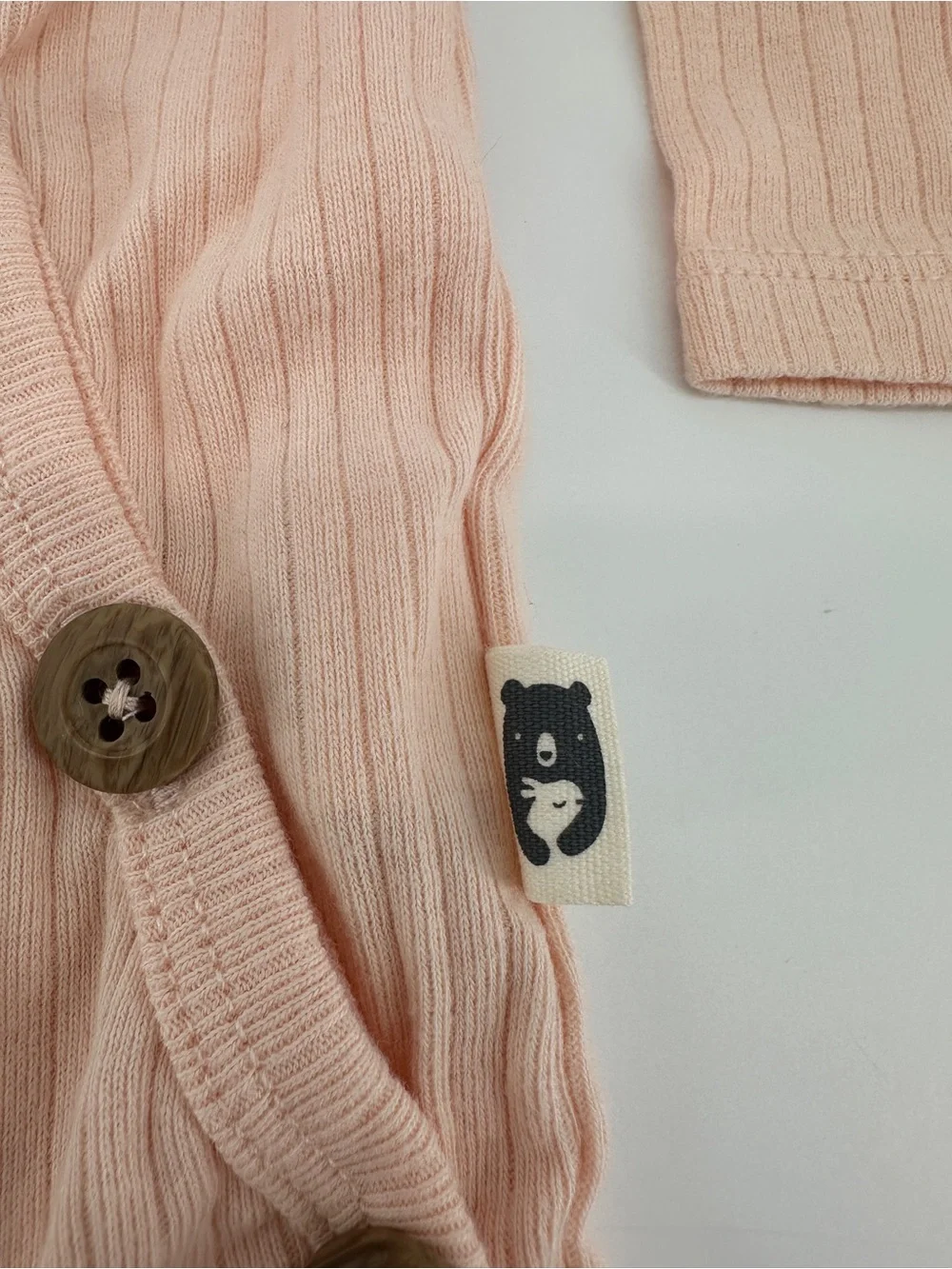 Rabbit+Bear Organic Cotton Bodysuit Neutral 0 3-6 Months Under Garment 1 pc